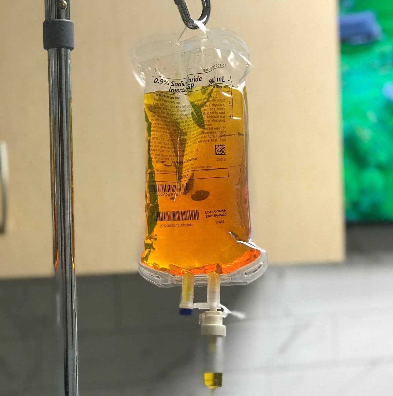 IV therapy treatment setup in Homer Alaska